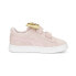 Фото #1 товара Puma Suede Classic Light Flex Bow V Slip On Toddler Girls Pink Sneakers Casual