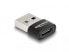 Delock 60002 - USB A - USB C - Black