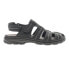 Propet Hunter Fisherman Mens Black Casual Sandals MSO043L-BLK