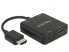 Delock 63276 - HDMI Type A (Standard) - HDMI Type A (Standard) - Male - Female - 3840 x 2160 pixels - 3840 x 2160
