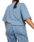 ფოტო #2 პროდუქტის Women's Better Classics Oversized Cropped T-Shirt