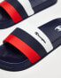 Champion All American slide in black navy red