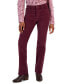 ფოტო #6 პროდუქტის Petite High-Rise Stretch Corduroy Bootcut Jeans