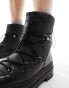 Фото #2 товара Walk London Element snow boots in black leather