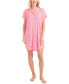 ფოტო #1 პროდუქტის Women's Garden Grove Printed Short-Sleeve Sleepshirt