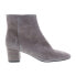 Фото #1 товара Bruno Magli Vinny BW2VINO3 Womens Gray Suede Zipper Casual Dress Boots