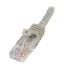 Фото #4 товара StarTech.com Cat5e Ethernet Patch Cable with Snagless RJ45 Connectors - 10 m - Gray - 10 m - Cat5e - U/UTP (UTP) - RJ-45 - RJ-45