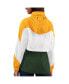 Фото #2 товара Women's Green, Gold Green Bay Packers Tie Breaker Lightweight Quarter-Zip Jacket