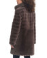 Фото #3 товара Women's Faux-Fur Coat