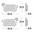 BRAKING 873 cm44 Off Road Sintered Brake Pads