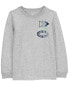 Фото #5 товара Kid Sports Momentum Cotton Blend Long-Sleeve Tee - Gray 6