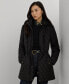 ფოტო #5 პროდუქტის Petite Hooded Quilted Coat