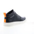 Фото #15 товара French Connection Chrisley FC7221H Mens Black Leather Lifestyle Sneakers Shoes