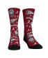 ფოტო #1 პროდუქტის Men's and Women's Socks Alabama Crimson Tide Smiley Stickers Crew Socks