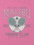 Kids Malibu Tennis Club Graphic Boxy Crop Tee