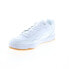 Фото #7 товара Reebok BB 4000 II Mens White Leather Lace Up Lifestyle Sneakers Shoes