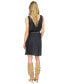 Фото #2 товара Women's Pleated Belted Tank Dress