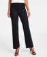 Фото #1 товара Petite High-Rise Pull-On Knit Trousers