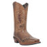 Фото #2 товара Laredo Williams Leather Square Toe Cowboy Mens Brown Casual Boots 68470