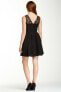 Фото #2 товара Cynthia Steffe Womens Sleeveless Fit & Flare Dress Floral Lace Black Size 12