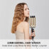 AIMERVO Waver 3 Barrels Curling Iron Small Waves Diameter 22 mm, 14 Temperature Levels 80-210°C, for Long/Short Thick/Thin Hair, Curler with Clamp, Ceramic Coating, Heat Glove, 2 Hair Clips