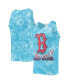 Фото #1 товара Men's '47 Blue Boston Red Sox Big Leaguer Tubular Tie-Dye Tank Top