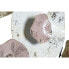 Фото #3 товара Настенный декор DKD Home Decor Розовый Позолоченный Металл (61 x 5.7 x 61 cm)
