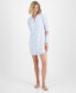 Women's Notched-Collar Sleepshirt, Created for Macy's