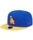 Фото #4 товара Men's Royal, Yellow Los Angeles Dodgers Empire 59FIFTY Fitted Hat