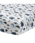 Фото #1 товара Disney Baby Forever Pooh White/Blue Bear Fitted Crib Sheet by