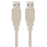 NANOCABLE USB A 2.0 Male To USB A 2.0 Male 2 m USB Cable