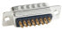 Фото #1 товара Conec 302A10029X - D-SUB - Silver - Male - Straight - Nickel/Gold - IP20