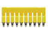 Weidmüller WQV 2.5/10 - Cross-connector - 20 pc(s) - Polyamide - Yellow - -60 - 130 °C - V0