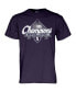 Фото #3 товара Men's Purple Northwestern Wildcats 2023 Big Ten Softball Regular Season Champions T-shirt