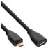 Фото #2 товара InLine Micro-USB 2.0 extension cable - Micro-B M/F - black/gold - 2m