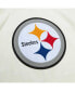 Фото #3 товара Men's Franco Harris Cream Pittsburgh Steelers Chainstitch Legacy Jersey