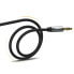 Kabel przewód audio AUX mini jack 3.5mm 1m - czarny