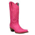 Фото #2 товара Corral Boots Fuchsia Embroidered Snip Toe Cowboy Womens Pink Western Cowboy Boo