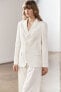 Zw collection fitted linen blend blazer