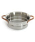 Фото #1 товара Ouro Stainless Steel Steamer with 2 Side Handles