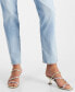 Фото #7 товара Women's High Rise Embellished Mom Jeans