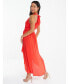 ფოტო #4 პროდუქტის Women's Crepe Halter Neck Hi Low Dress