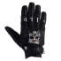 HELSTONS Skull leather gloves