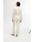 ფოტო #3 პროდუქტის Women's Gabardine Jumpsuit