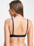 Фото #2 товара New Look floral embroidered push up bra in black