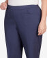 Фото #4 товара Plus Size A Fresh Start Dark Denim Pull On Short Length Pants