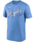 Фото #1 товара Men's Light Blue Kansas City Royals Wordmark Legend T-shirt