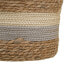 Фото #2 товара Универсальная корзина 28 x 28 x 36 cm Натуральный Серый Натуральное волокно (3 Предметы)