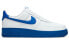 Фото #3 товара Nike Air Force 1 Low 经典 运动 低帮 板鞋 男款 皇家蓝 / Кроссовки Nike Air Force CK7663-103