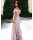 ფოტო #6 პროდუქტის Off-The-Shoulder Lace Gown